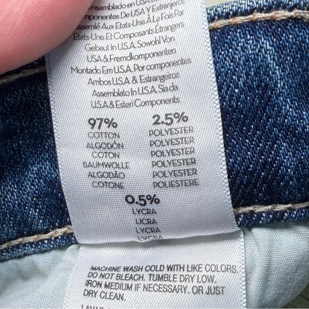 NEW! MOTHER- The Hustler Ankle in Bending The Rules Size 26 Crop Jeans